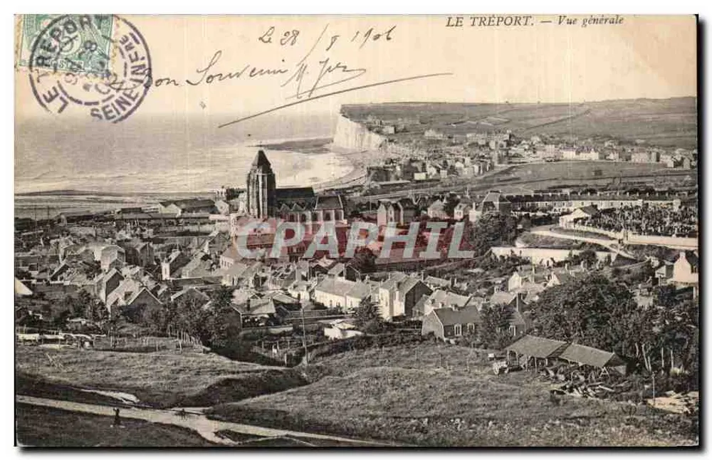 Le Tréport — Vista geral — Editor não visível - Frente