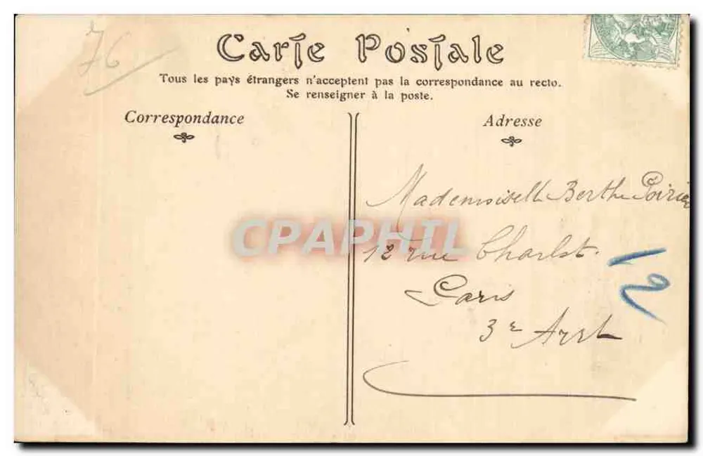 Le Tréport — Vista geral — Editor não visível - Verso