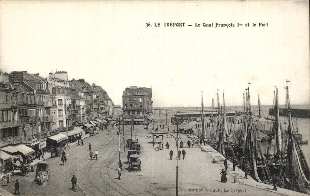 Le Tréport — Quai François Ier und der Hafen — Edition Arnault, Le Tréport - Vorderseite