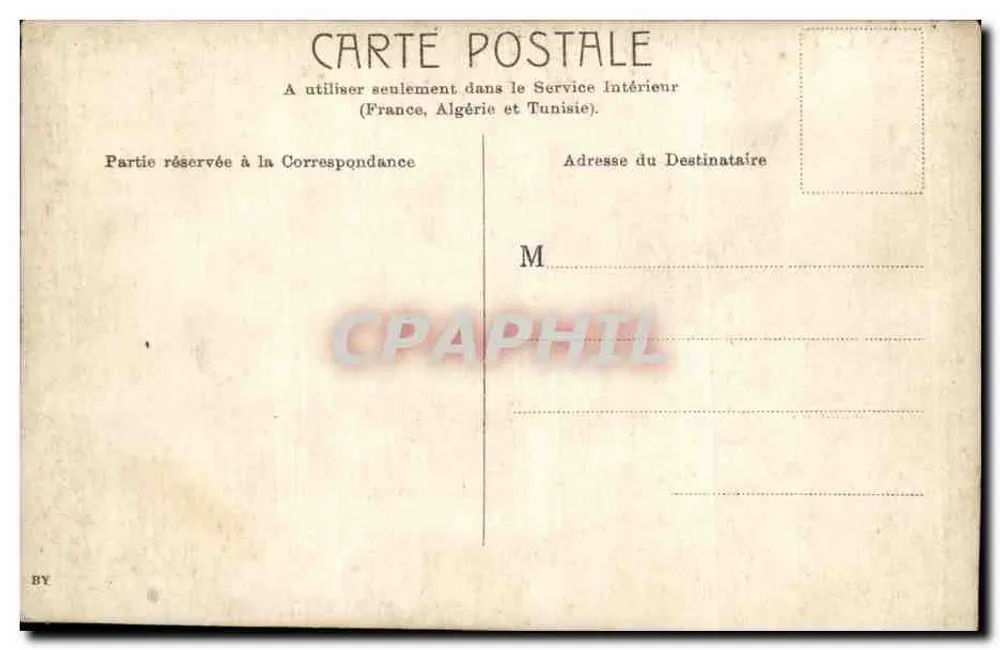 Gruppe von Soldaten und Zivilisten auf einer Terrasse — Étoile Française — unbekannter Verlag - Rückseite