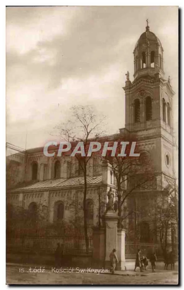 Łódź — Kirche des Heiligen Kreuzes — Verlag L. Ostrowskiego - Vorderseite