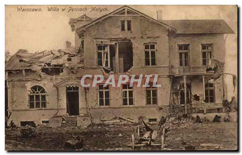 Warschau. Villa in Pęcicach Matych. — Verlag: Zakładem A. J. Ostrorógkiego, Nr. 18 - Vorderseite