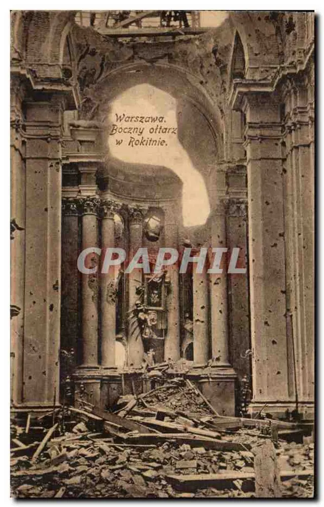 Boczný oltarz in Rokitnie — Warschau — Verlag Nakielski A. J. Ostrzeszowski, Nr. 17 - Vorderseite