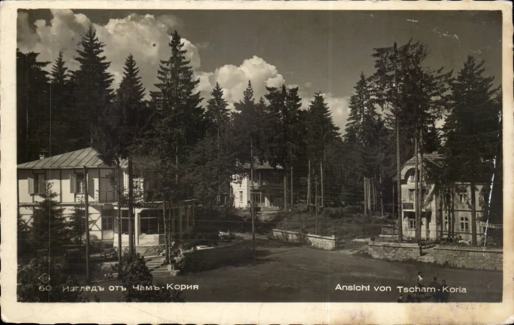 Tscham-Koria — Ansicht des Sanatoriums — unbekannter Verlag, Nr. 60 - Vorderseite