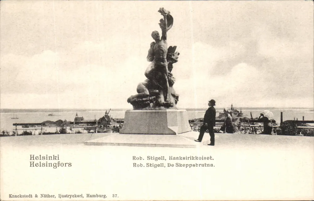 Helsinki — Denkmal der Haaksirikkoiset — Rob. Stigell, Hamburg 37 - Vorderseite