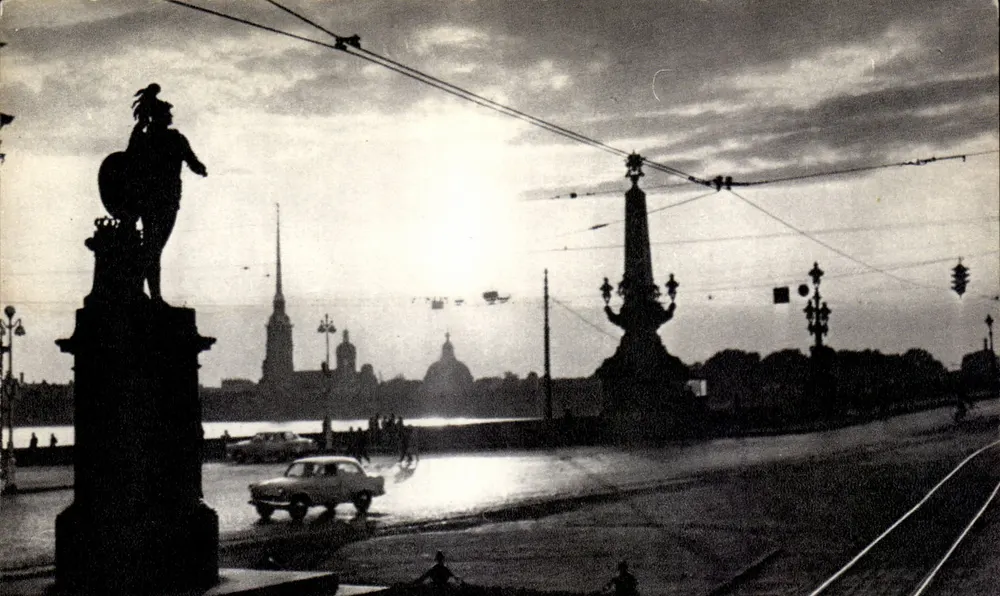 Leningrad. Denkmal für A. V. Suvorov — Bildhauer M. Kozlovsky — Verleger «Leningrad. Leningradski khudozhnik» — Nr. M-21407 - Vorderseite