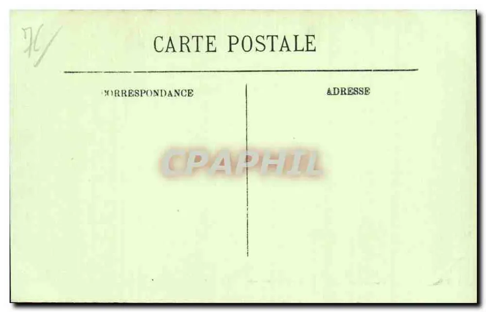 Le Tréport — A Escada das Falésias — LL. - Verso