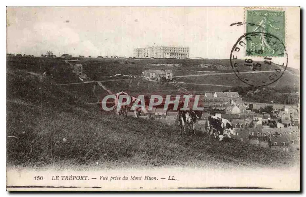 Le Tréport — Ausblick vom Mont Huon — LL. — n° 156 - Vorderseite