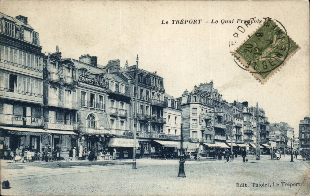 Le TRÉPORT — Le Quai François — Edit. Thiolet, Le Tréport - Vorderseite