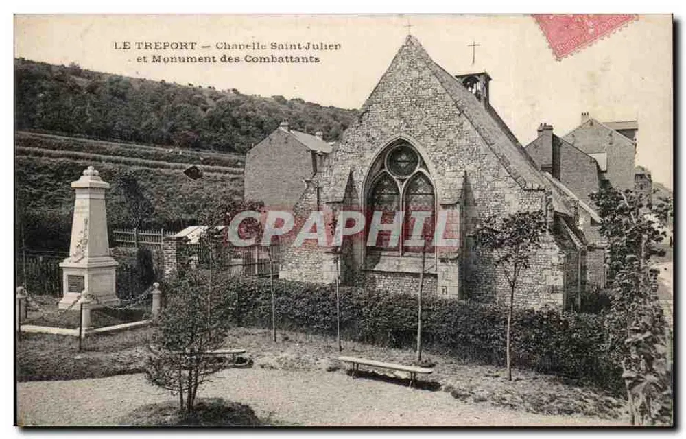 Le Tréport — Chanelle Saint-Julien und Denkmal der Kämpfer - Vorderseite