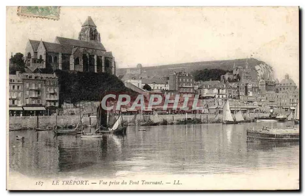 Le Tréport — Ansicht vom Drehbrücke — LL. - Vorderseite