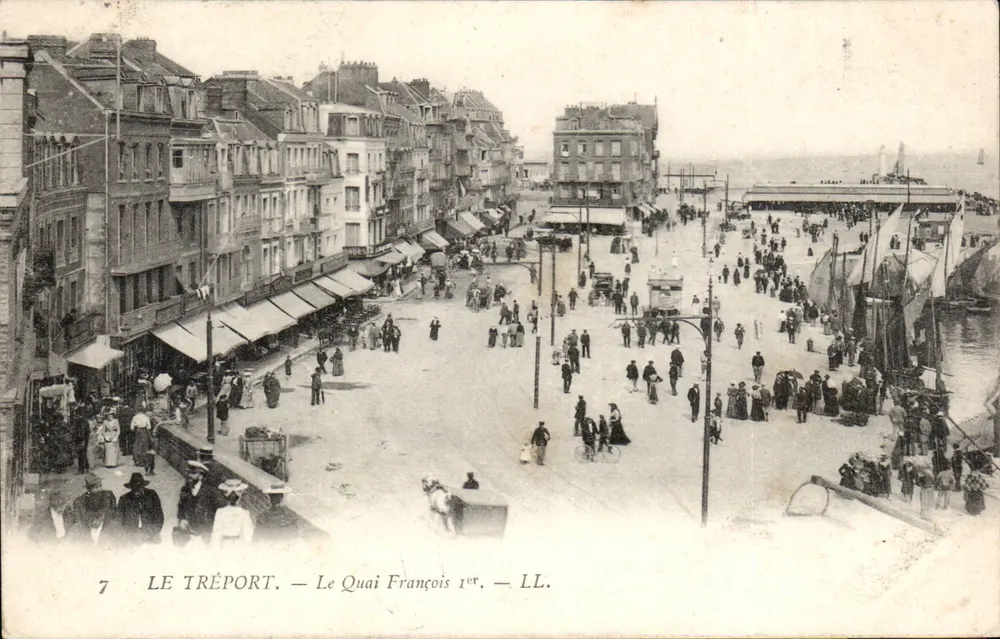 Le Tréport — Le Quai François 1er — LL. - Vorderseite