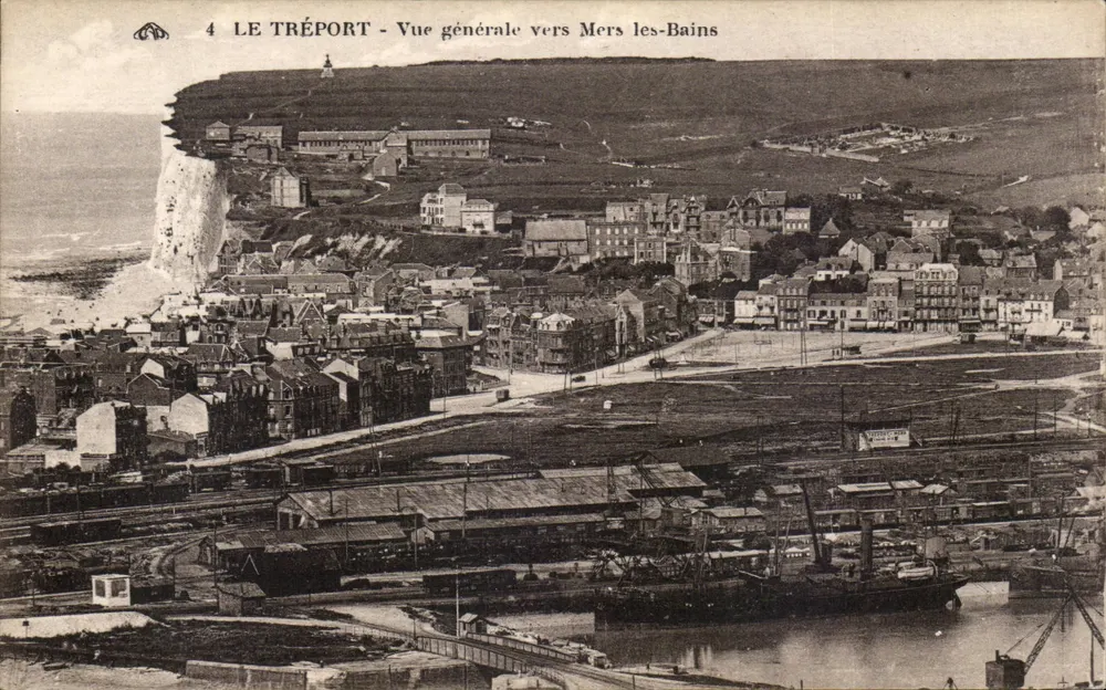 Le Tréport — Vista geral em direção a Mers les-Bains — n°4 - Frente