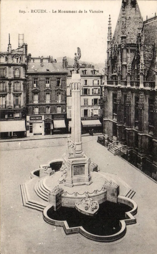Rouen - Het Monument van de Overwinning — uitgever A. Frémontier, n° 809 - Voorkant