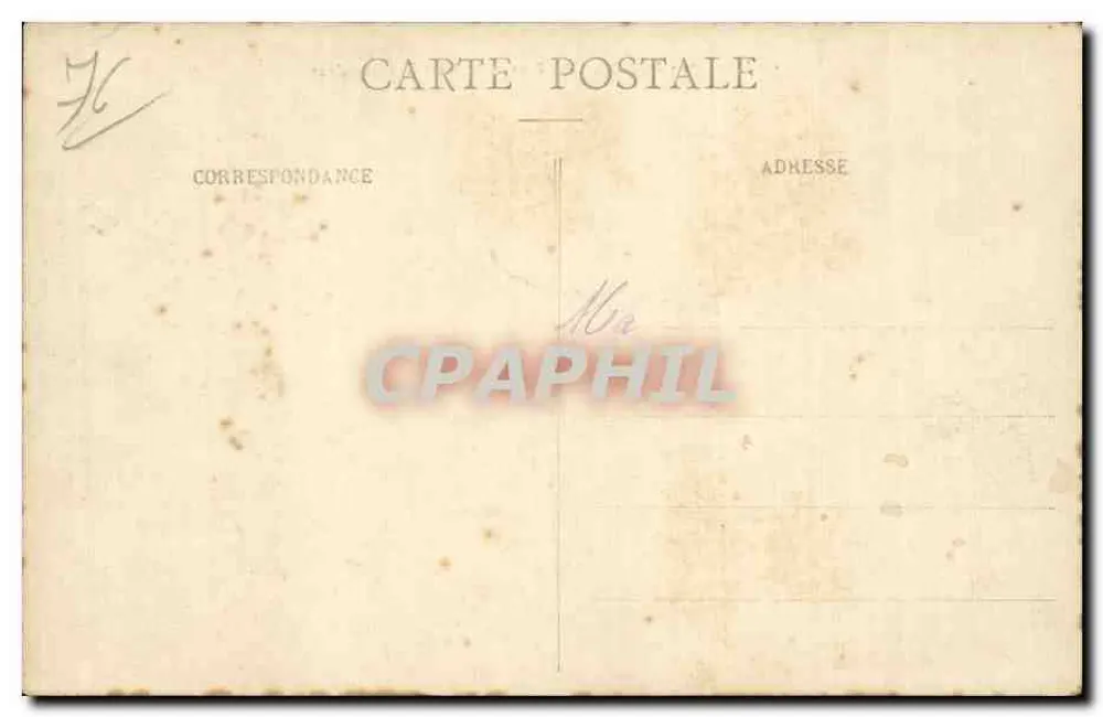Rouen — El Puerto y el Puente Transbordador — C.V. 347 - Reverso