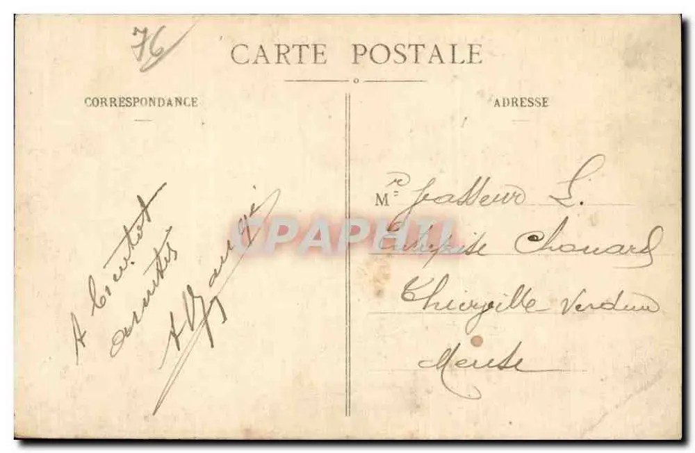 Rouen - Der Quai de Paris und die Côte Sainte-Catherine — C.P. 267 — Verlag C.P. - Rouen - Rückseite