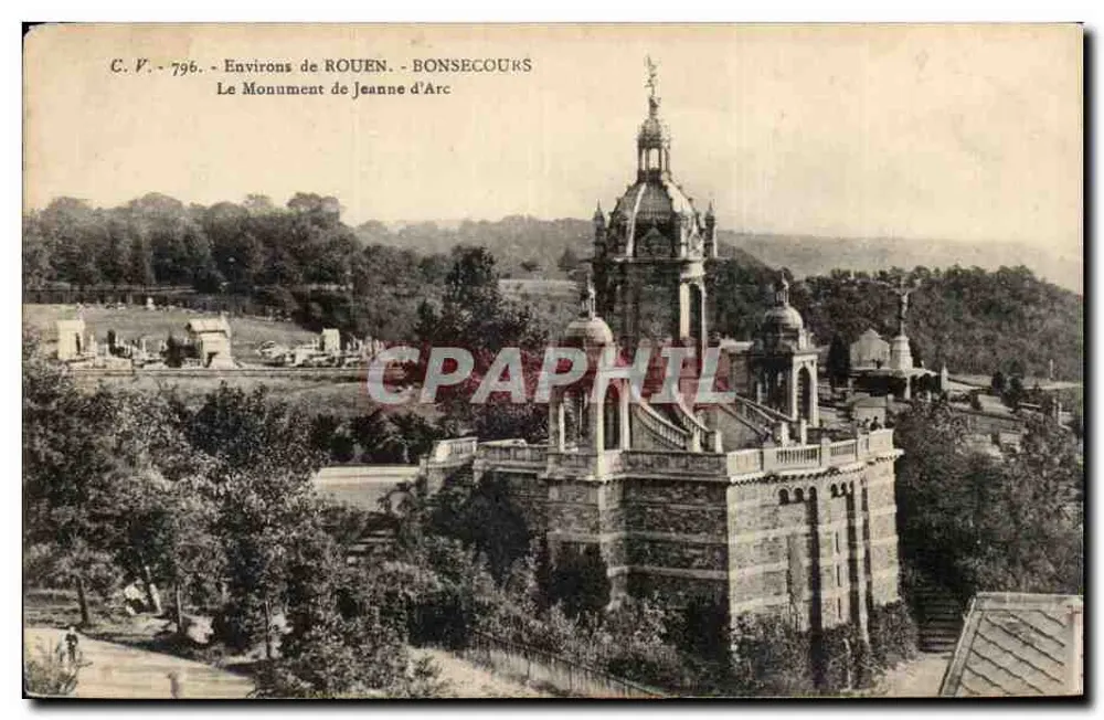BONSECOURS - Das Denkmal der Jeanne d'Arc — C.V. - 796 - Vorderseite