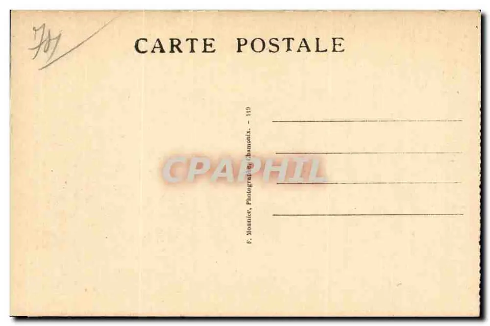 Argentières e o Mont Blanc — Foto Monnier - Verso