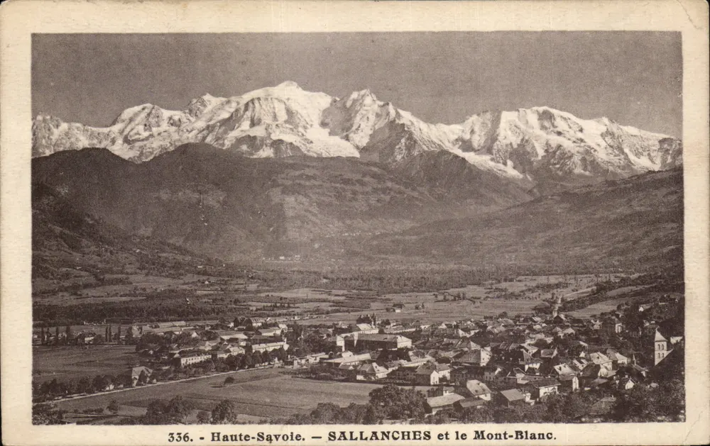 सैल्लांचेस और माउंट-ब्लैंक — हॉट-सैवोय — नंबर 336 — एल. मोरांड, फोटो-संपादक - आगे