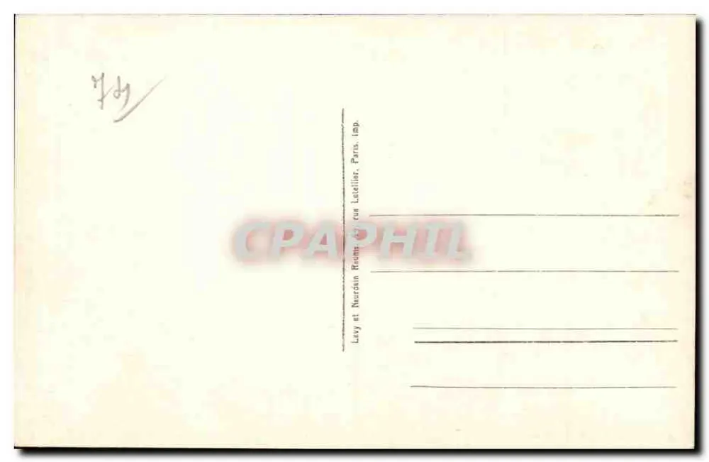 Sallanches e as Aiguilles de Varens — 18 — editor Ley e Neurdein, Paris - Verso