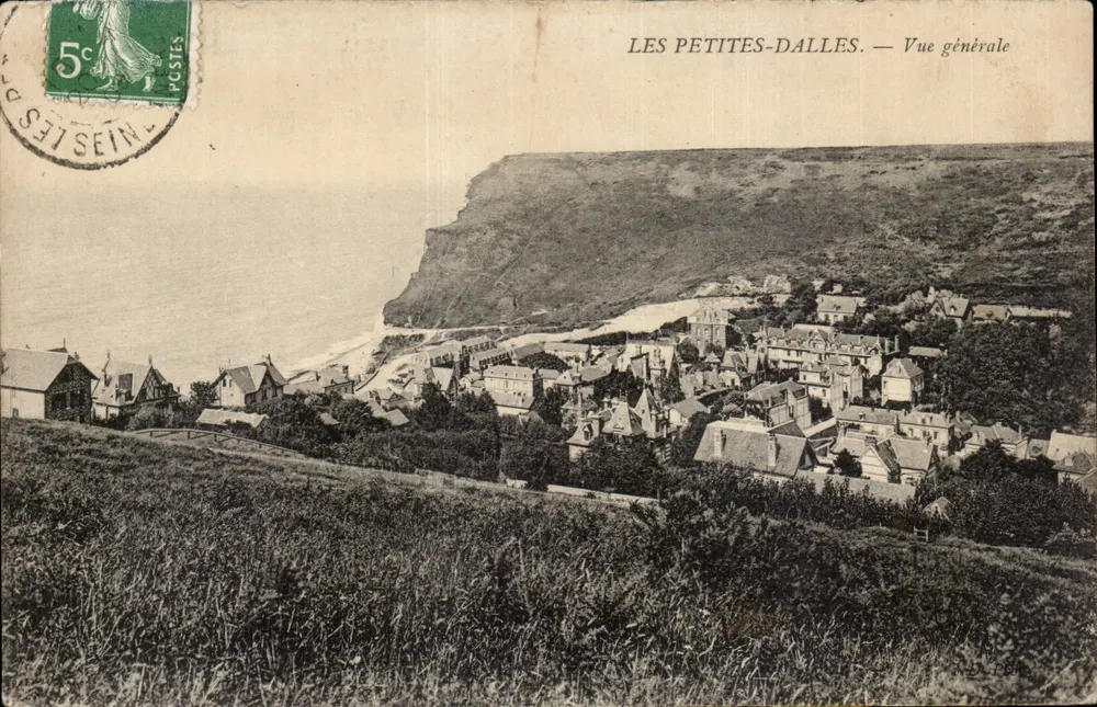Les Petites-Dalles — Vista geral — Editor: P. L. S. (ou similar) — Número de série não legível - Frente