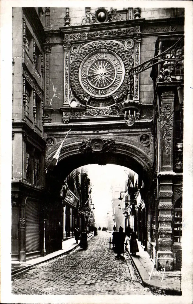 Porta da Horloge — Lyon — editor anônimo, número de série não visível - Frente