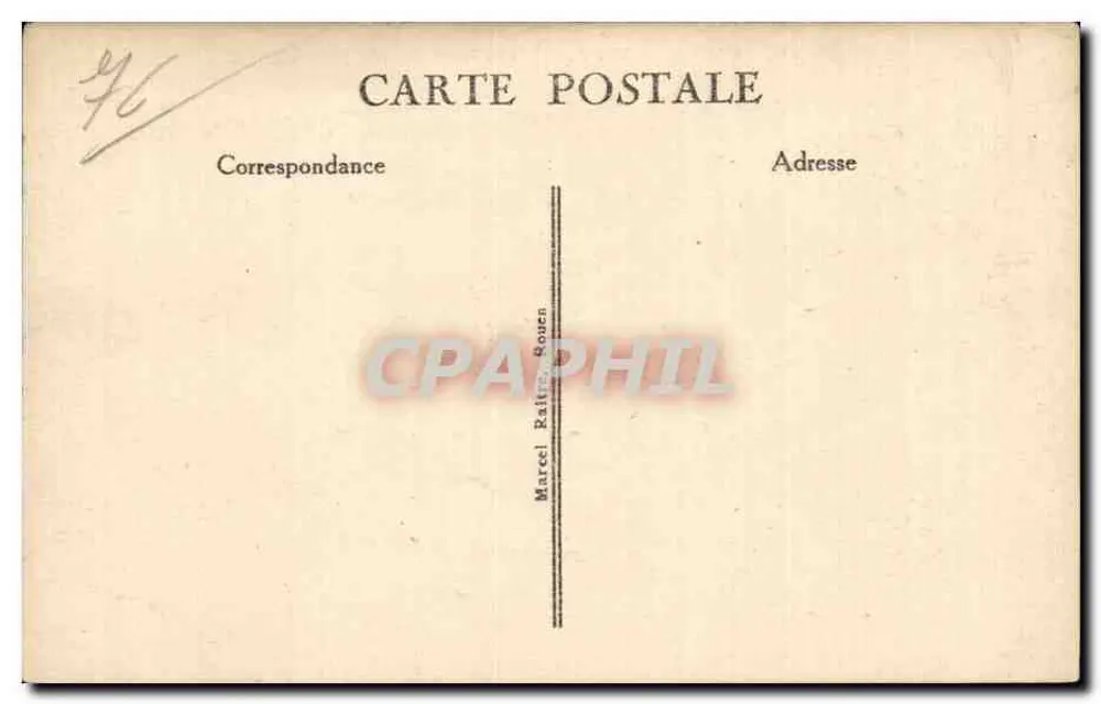 Rouen — Ansicht des Cours la Reine vom Pont Corneille — BLD, Nr. 331 - Rückseite