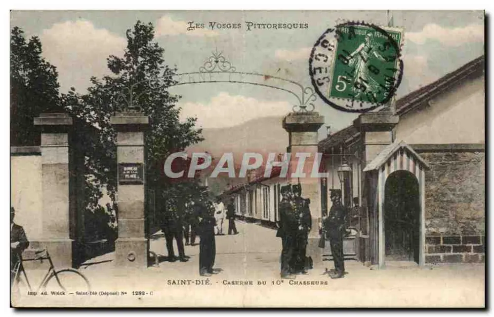 Saint-Dié — Kasernen des 10. Jägerregiments — Les Nosges Pittoresques - Vorderseite