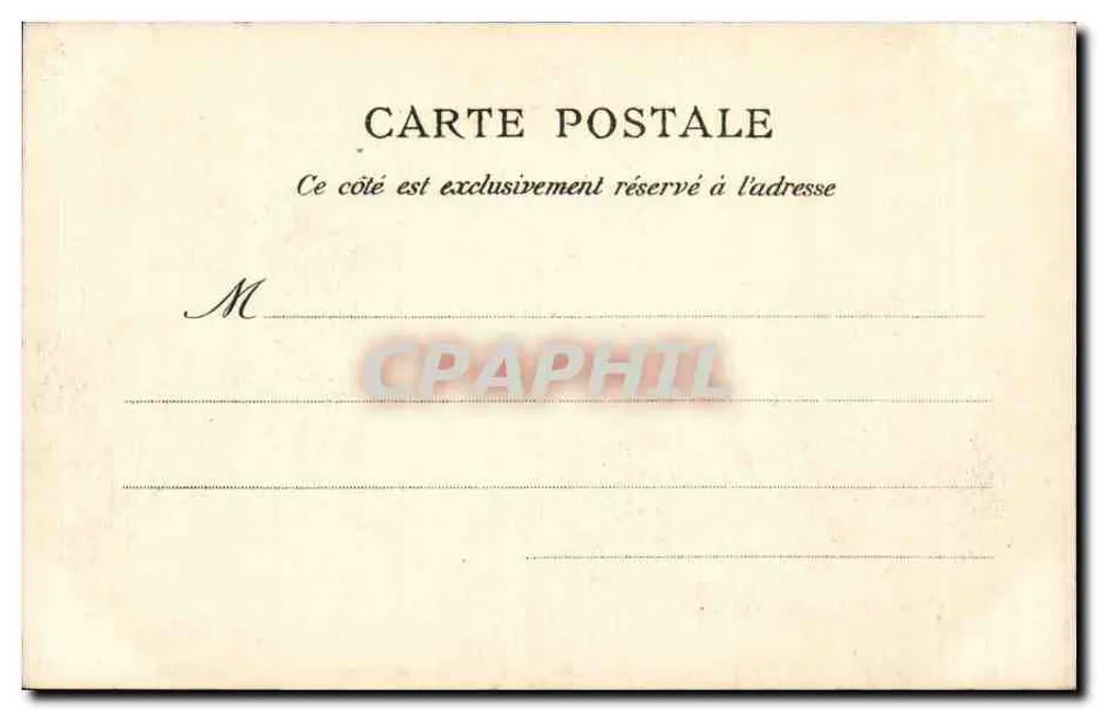 Verneuil — Altes Haus, rue de la Madeleine — Antike Ansichtskarte Paris, n°14 - Rückseite