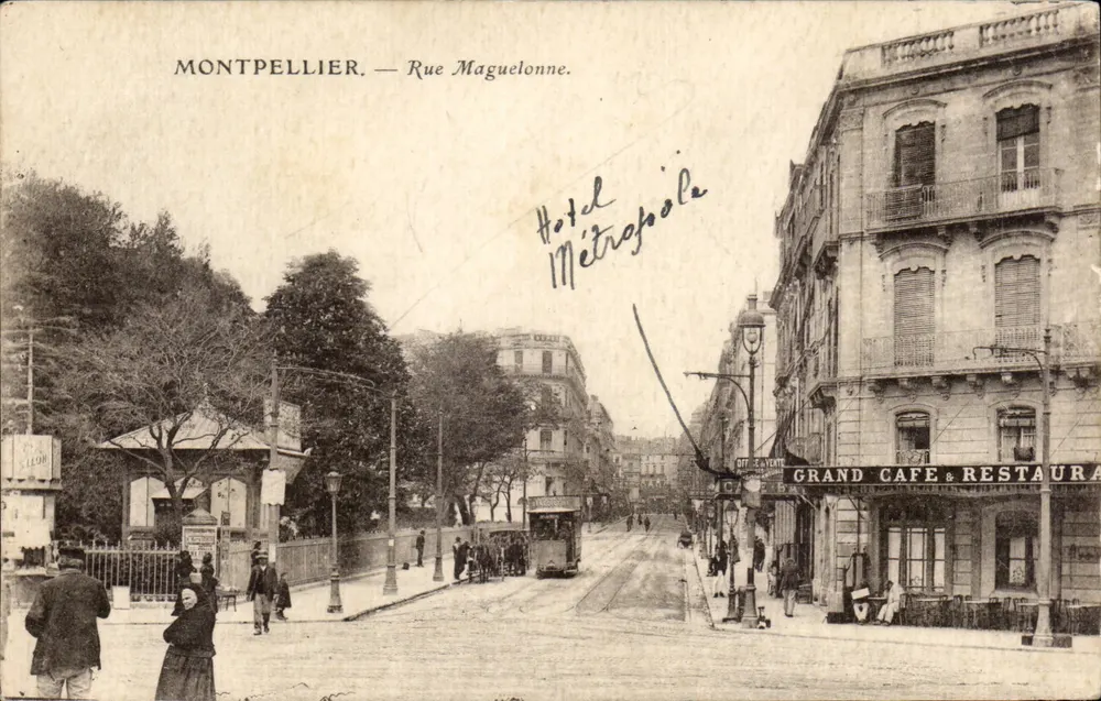 Montpellier — Rue Maguelonne — Hotel Métropole - Frente