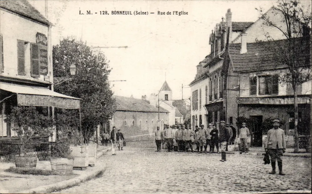 Bonneuil (Seine) — Rue de l'Église — L.M. 128 - Voorkant