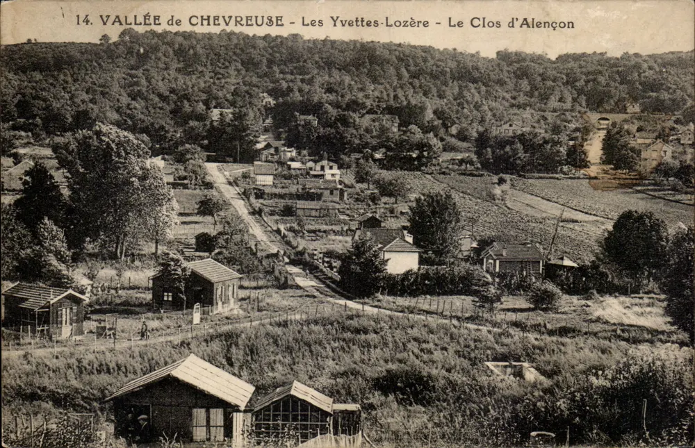 Tal der Chevreuse — Les Yvettes-Lozère — Le Clos d'Alençon — Verlag: , n°14 - Vorderseite