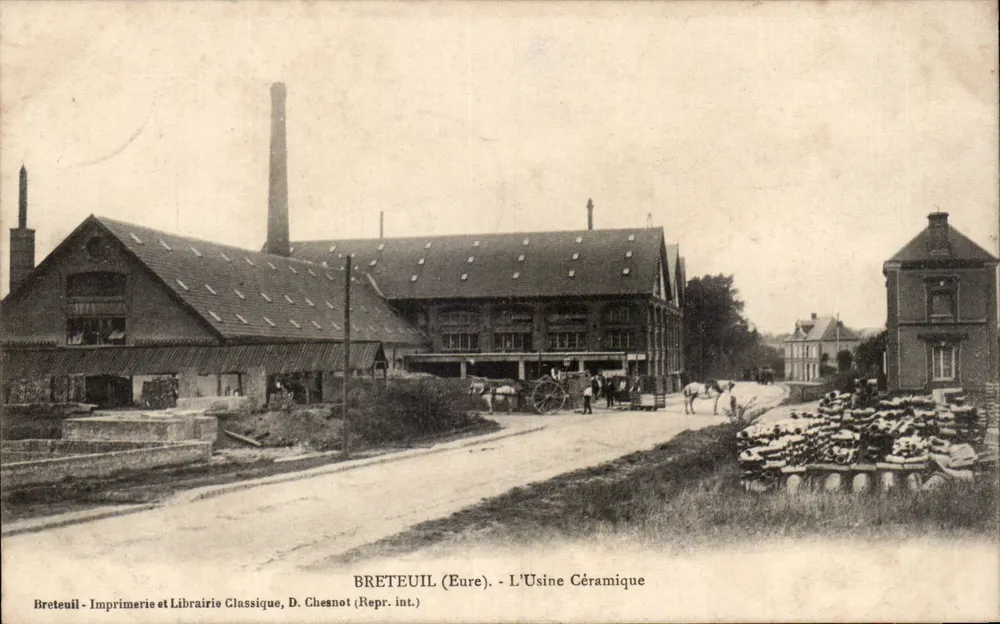 Breteuil (Eure) - De Keramiekfabriek — Imprimerie et Librairie Classique, D. Chesnot (Repr. int.) - Voorkant