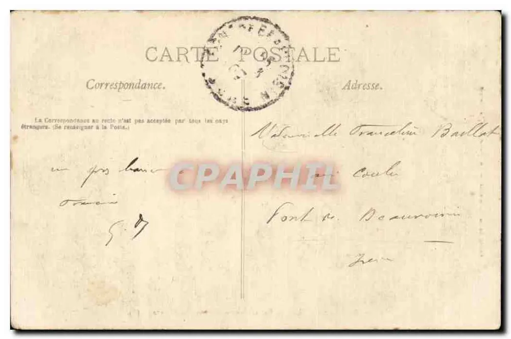 Le Creusot — Schneider Werke — Montagebetrieb (1) — Ch. Martet, Add. des Photo-Clubs - Rückseite
