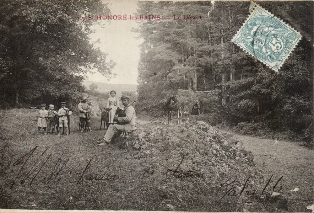 St HONORÉ-les-BAINS — El Desierto — No. 1 - Anverso