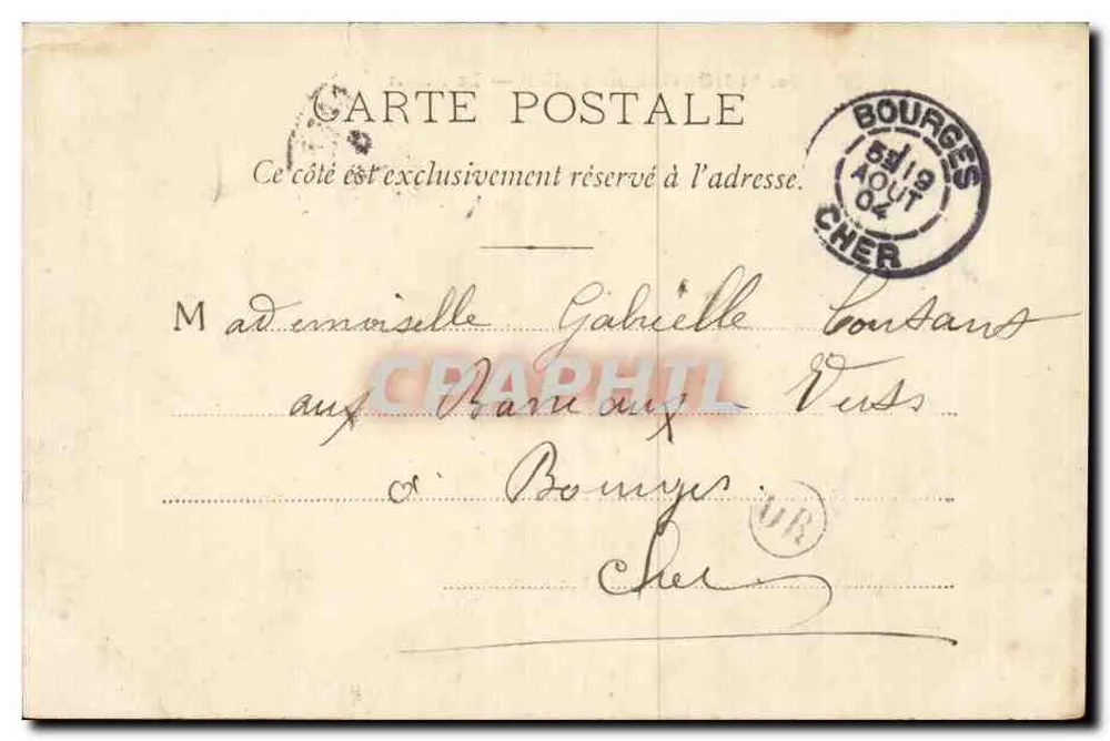 St HONORÉ-les-BAINS — El Desierto — No. 1 - Reverso