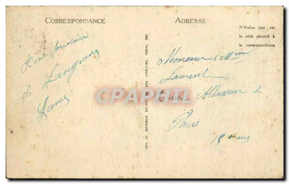 Langrune-sur-Mer — A Hora do Banho — LL - Verso