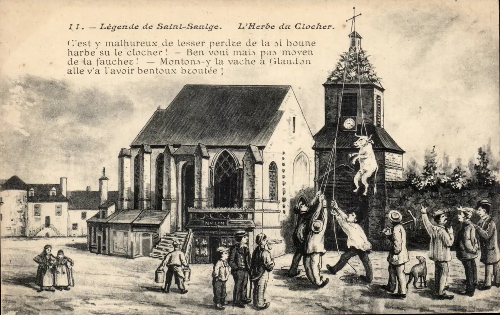 Legende von Saint-Saulge — Das Gras am Turm — NOLIN - Vorderseite