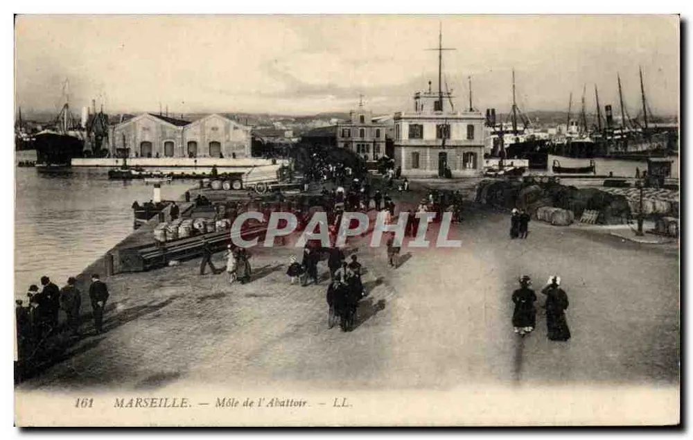 Marselha — Môle de l'Abattoir — L.L. n°161 - Frente