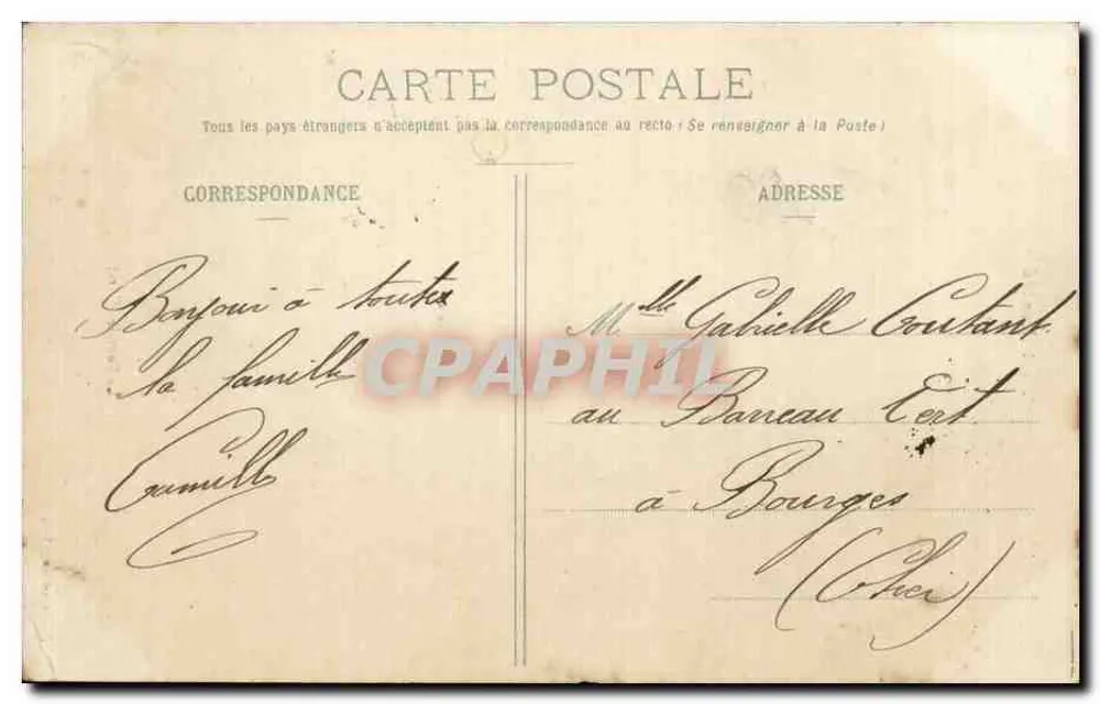 Fonte Curel — Toul — editor Poirot - Verso