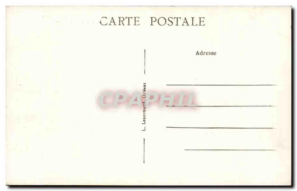 La Chapelle-St-Mesmin (Loiret) — Die Ufer der Loire — L. Lenormand, Orléans - Rückseite