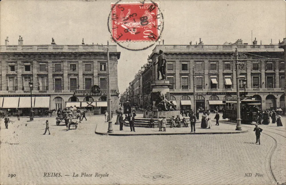 Reims — A Place Royale — ND Phot, n°190 - Frente