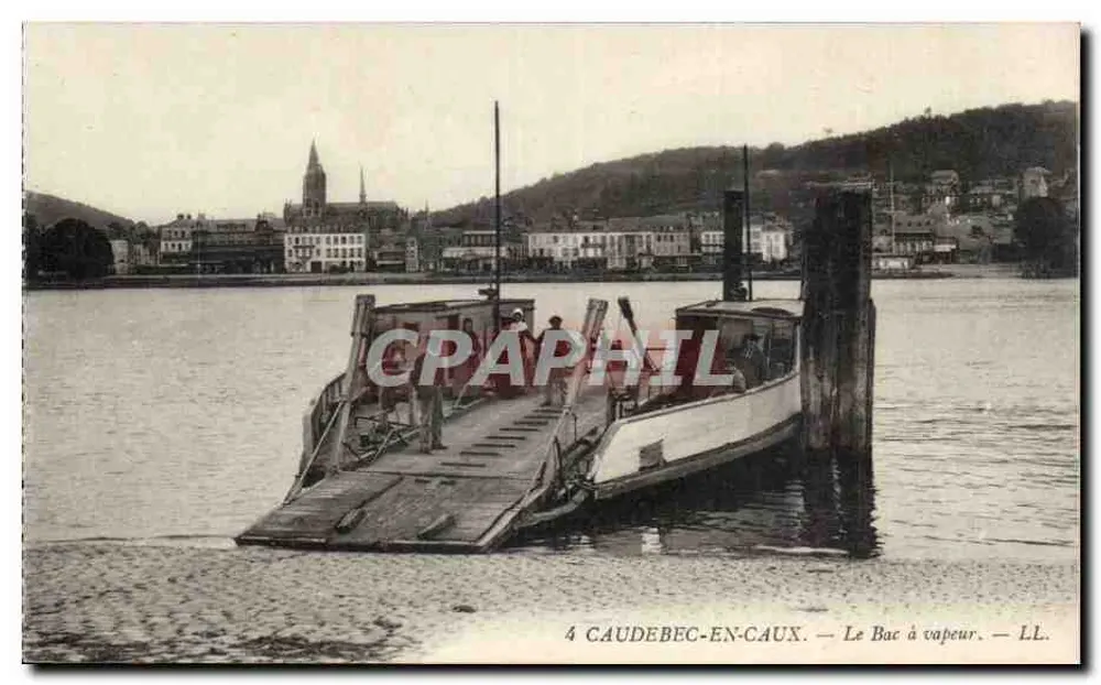 Caudebec-en-Caux — Die Dampfschiffbrücke — LL - Vorderseite