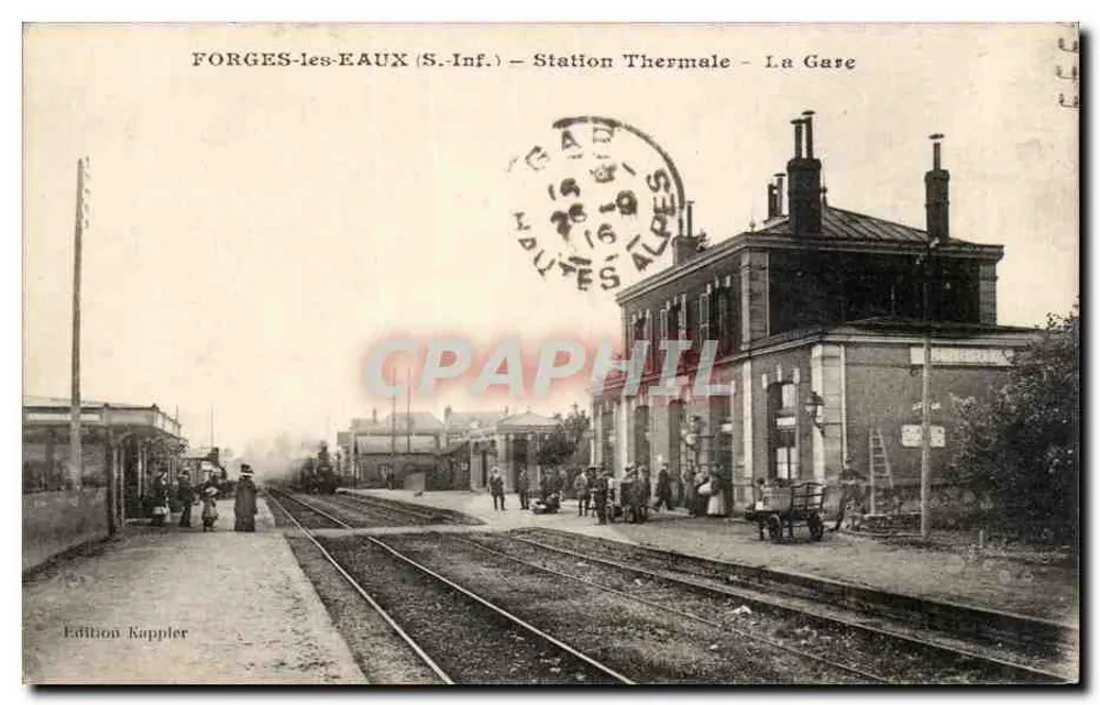 Forges-les-Eaux (S.-Inf.) — Therme Station — De Station — Uitgave Kappler - Voorkant