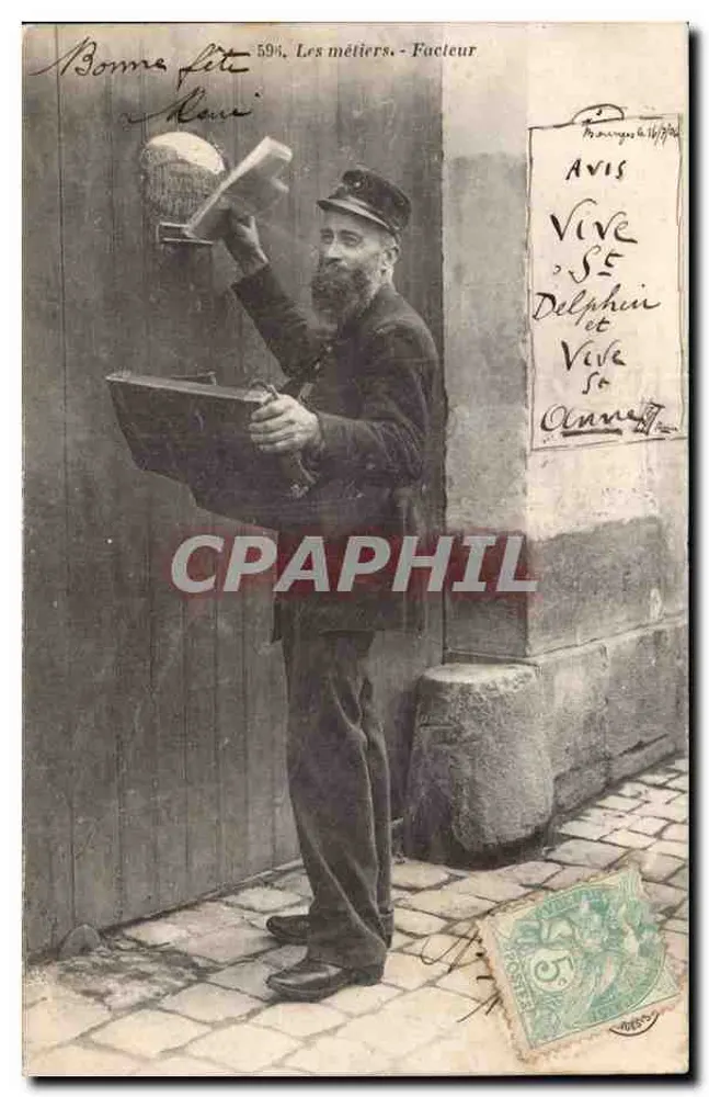 Postman — The Professions — No. 594, publisher Prémanges