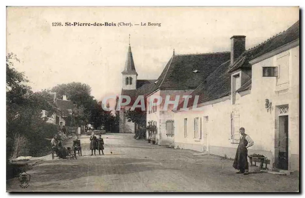 St-Pierre-des-Bois (Cher) — O Bourg - Frente