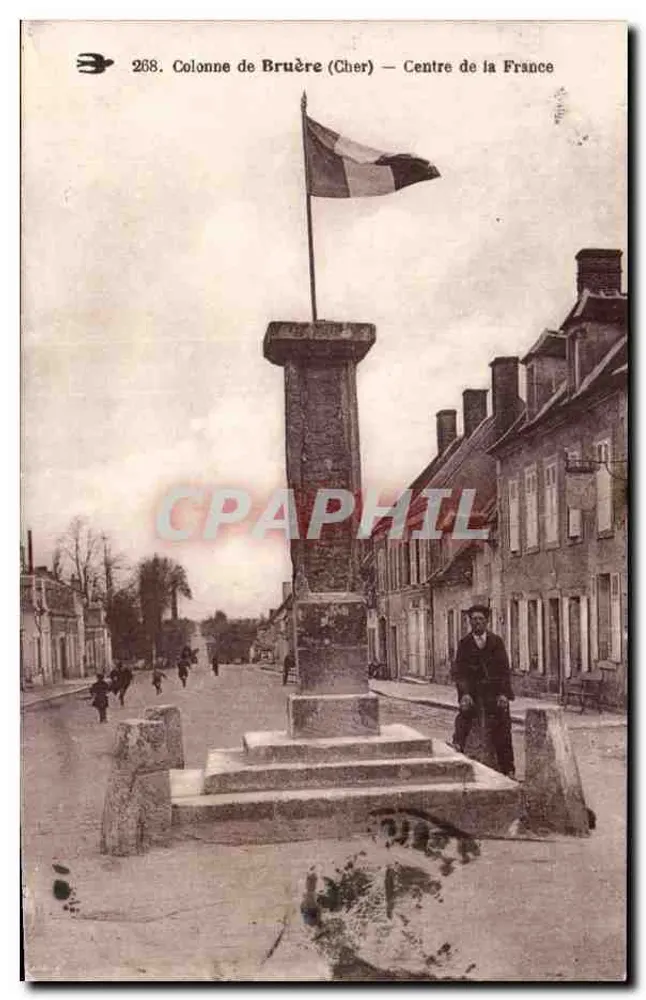 Säule von Bruère (Cher) — Zentrum Frankreichs — n°268 - Vorderseite