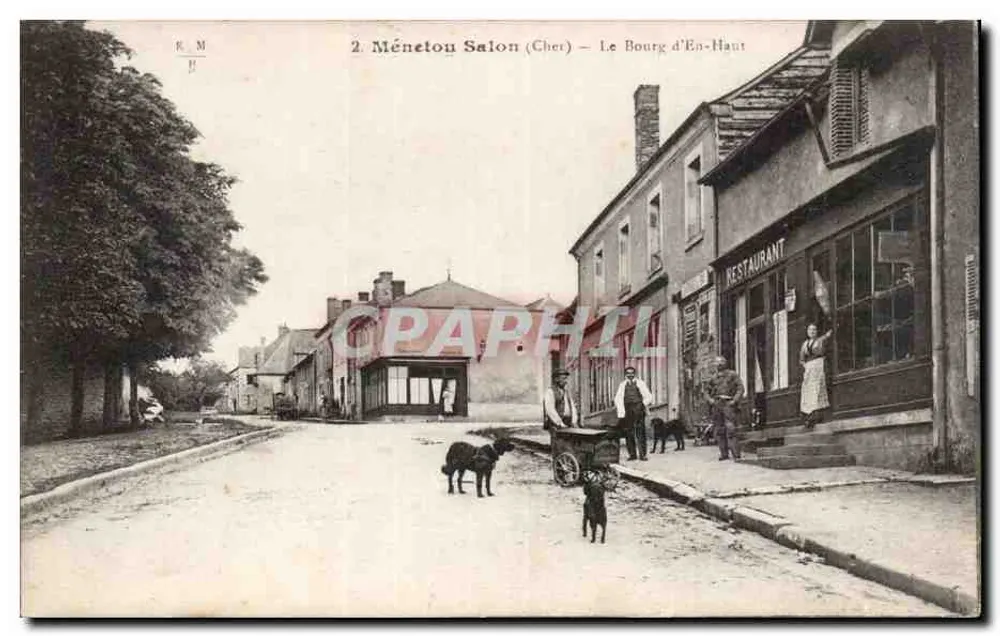 Méneton Salon (Cher) — Der Ort En-Haut — Verlag R.M. Nr. 2 - Vorderseite