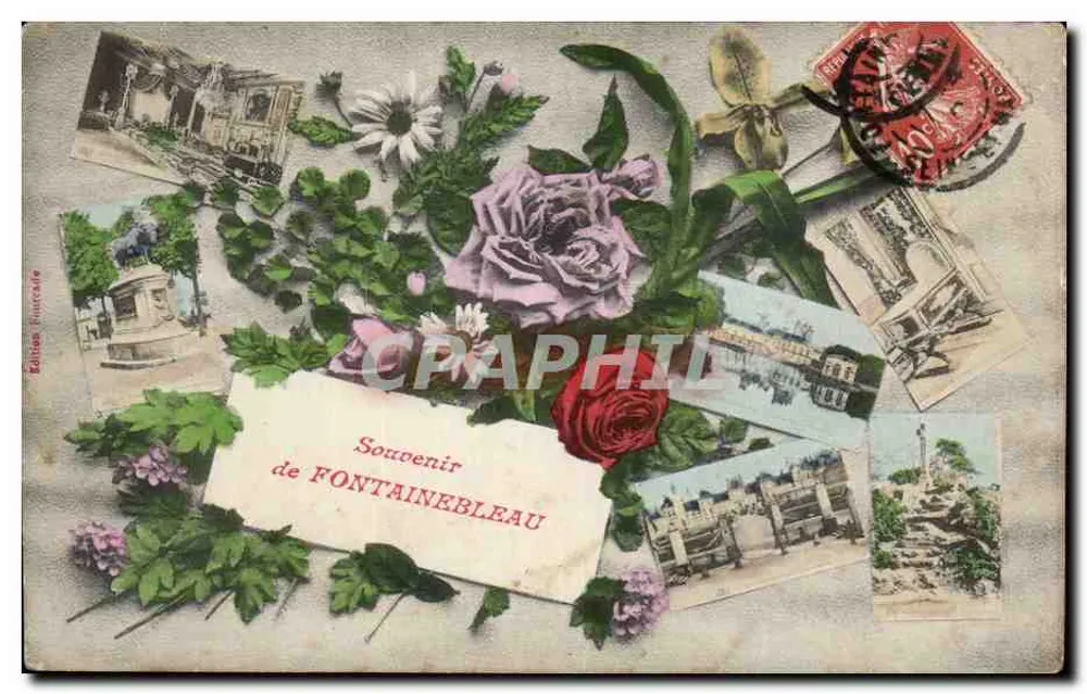 Souvenir de FONTAINEBLEAU — Edição Fleurcraide - Frente