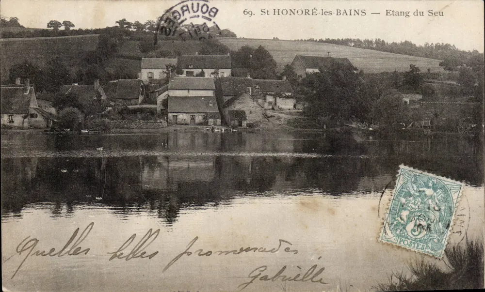 St HONORÉ-les-BAINS — Etang du Seu — editore sconosciuto, n° 69 - Recto